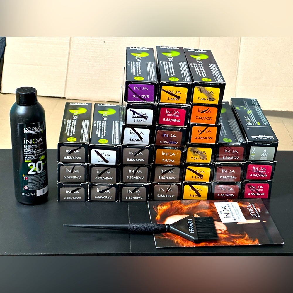 Inoa by L’Oréal haircolor lot